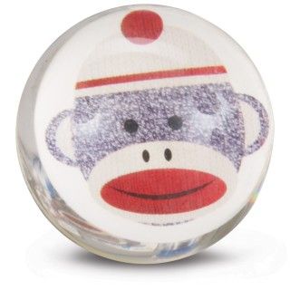 Sock Monkey Red Bounce Balls