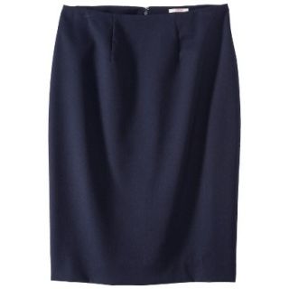 Merona Petites Classic Pencil Skirt   Blue 10P