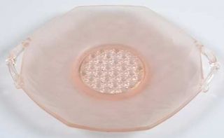 Lancaster Lana Pink (Frosted) Handled Plate/Underplate for Divided Mayonnaise  