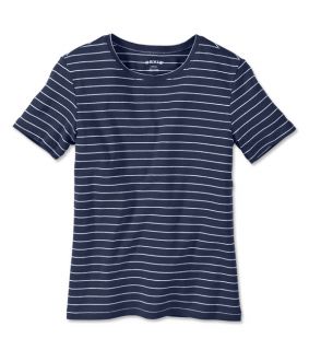 Garment washed Striped Short sleeved Tee