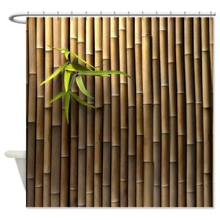  Bamboo Wall Shower Curtain