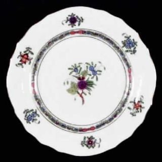 Herend Windsor Garden (Fdm) Bread & Butter Plate, Fine China Dinnerware   Floral