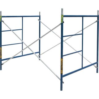 Metaltech Single Lift Scaffold Set   5Ft. x 5Ft. x 7Ft., Model M MFS606084