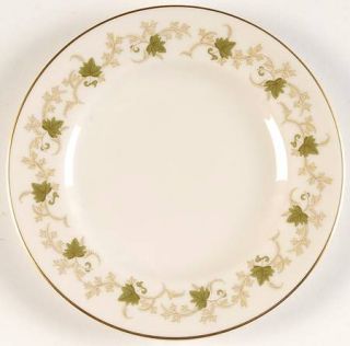 Pickard Savannah Bread & Butter Plate, Fine China Dinnerware   Dark & Light Gree