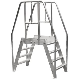 Bustin 32 In. Spacesaver Crossover Ladder   4 Steps, 500 Lb. Capacity, Model