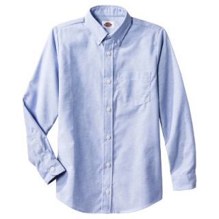 Dickies Boys Long Sleeve Oxford Shirt   Blue XL