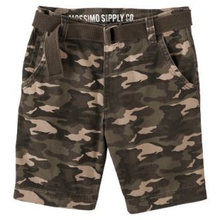 Mossimo Supply Co. Mens Belted Flat Front Shorts   Camo 42