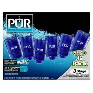 Pur 3 Stage Faucet Filter Refill   6 Pk.