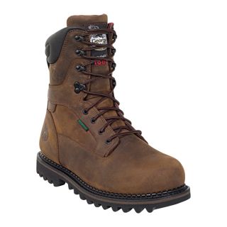 Georgia 9 Inch Insulated Waterproof Work Boot   Brown, Size 10, Model G8162