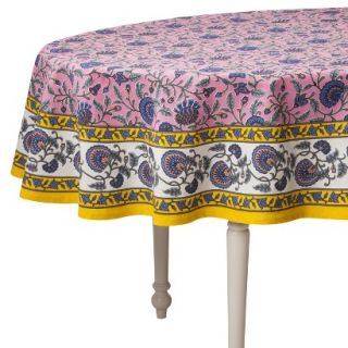 Boho Boutique Agyness Oval Tablecloth   60x84