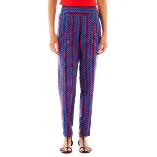 Bisou Bisou Soft Pants, Geo Stripe Print, Womens