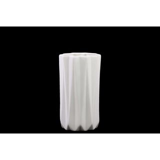Ceramic Vase Matte White Small