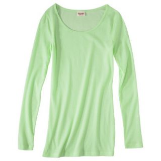 Juniors Lightweight Ribbed Tee   Extra Lime XL(15 17)