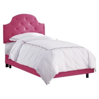 Skyline Kids Bed Skyline Furniture Juliette Tufted Bed   Pink