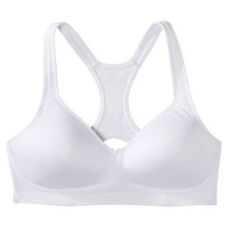 C9 by Champion Womens Medium Support Molded Cup Bra W/Mesh   White M