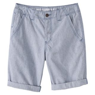 Mossimo Supply Co. Mens Cuffed Shorts   Amparo Blue 34