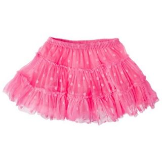 Cherokee Infant Toddler Girls Full Polkadot Skirt   Pink 12 M