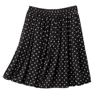 Xhilaration Juniors Pleated Challis Skirt   Polka Dot XS(1)