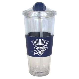 Boelter Brands NBA 2 Pack Oklahoma City Thunder No Spill Straw Tumbler  