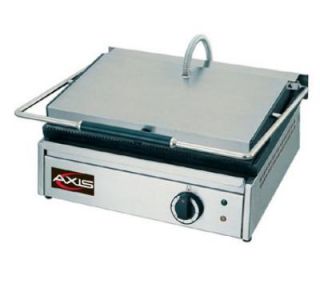 Axis Grooved Panini Toaster w/ Enamel Coated Cast Iron Plates