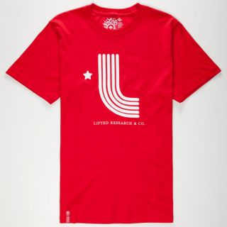Star Line Mens T Shirt Red In Sizes Large, Medium, Xx Large, Small, X Large