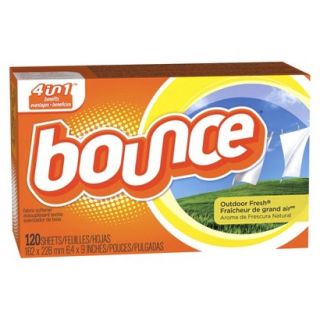 Bounce Outdoor Fresh Dryer Sheets   120 Sheets