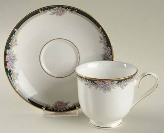 Lenox China Alyssa Footed Cup & Saucer Set, Fine China Dinnerware   Debut Col, G