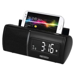 Jensen Bluetooth Clock Radio   Black (JBD 100)