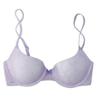Gilligan & OMalley Womens Favorite Lace Lightly Lined Bra   Lavender 34B