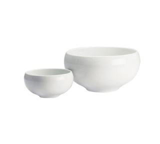 Cal Mil 5 Bowl   Porcelain, White