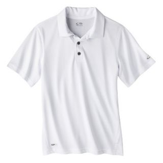 C9 by Champion Boys Short Sleeve Duo Dry Endurance Golf Polo   White XS