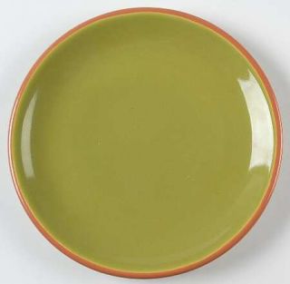 Bobby Flay China Lime Salad Plate, Fine China Dinnerware   All Lime,Undecorated,