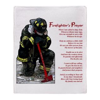  Firefighter Prayer Throw Blanket