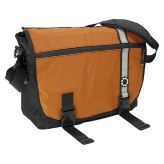 DadGear Messenger Diaper Bag   Retro Stripe Orange