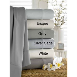 None Organic Rayon From Bamboo Collection 300 Thread Count Sham (set Of 2) Off White Size Euro