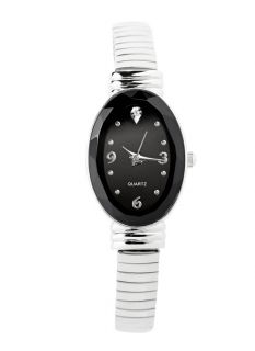 Catherines Plus Size Finesse Watch   Womens Size One Size, Silver