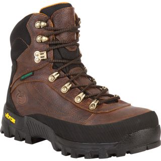 Georgia Crossridge Waterproof Hiker Work Boot   Dark Brown, Size 8 1/2, Model