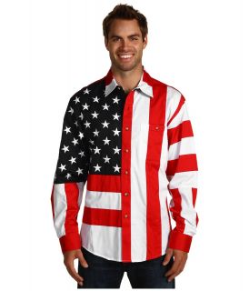 Scully Patriot Shirt Mens Long Sleeve Button Up (Multi)