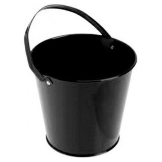 Metal Bucket   Black