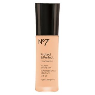 No7 Protect & Perfect Foundation SPF 15   Deeply Beige (1.01 oz)