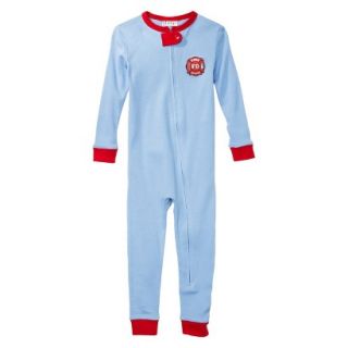 St. Eve Infant Toddler Boys Long Sleeve Fire Rescue Union Suit   Blue 18 M