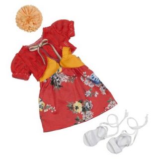 Our Generation Deluxe Floral Dress Outfit