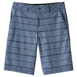 Mossimo Supply Co Mens 10 Hybrid Swim Shorts   Blue Stripe 32