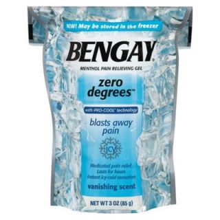 Bengay Zero Degree Menthol Pain Relieving Gel