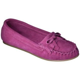 Womens Mossimo Supply Co. Genuine Suede Lark Moccasin   Pink 10