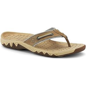 Sperry Top Sider Womens SON R Pulse Thong Linen Sandals, Size 10 M   9145533