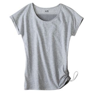 C9 by Champion Womens Yoga Layering Top With Side Tie   Heather Grey S