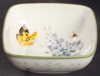 Lenox China Butterfly Meadow Sauce Dip, Fine China Dinnerware   Multicolor Butte