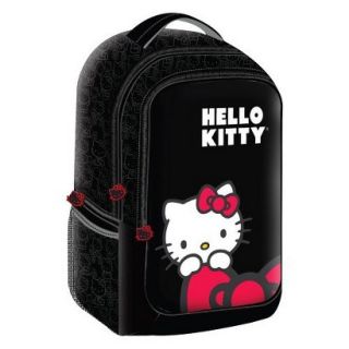 Hello Kitty Back Pack Style 15.4 Laptop Bag   Black