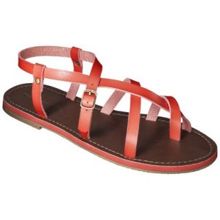 Womens Mossimo Supply Co. Lavinia Gladiator Sandals   Orange 11